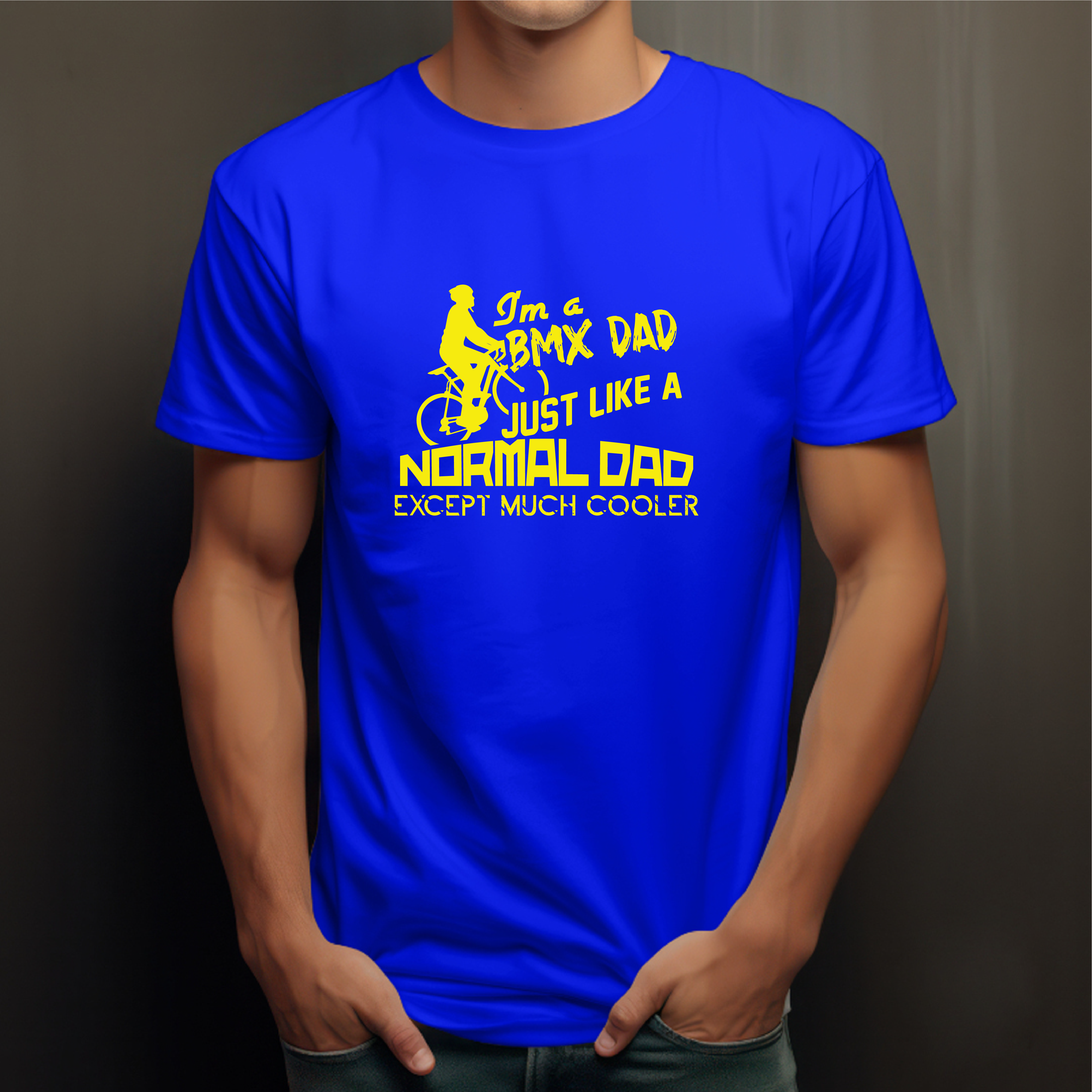 Happy Designed T-shirt For Bicycle